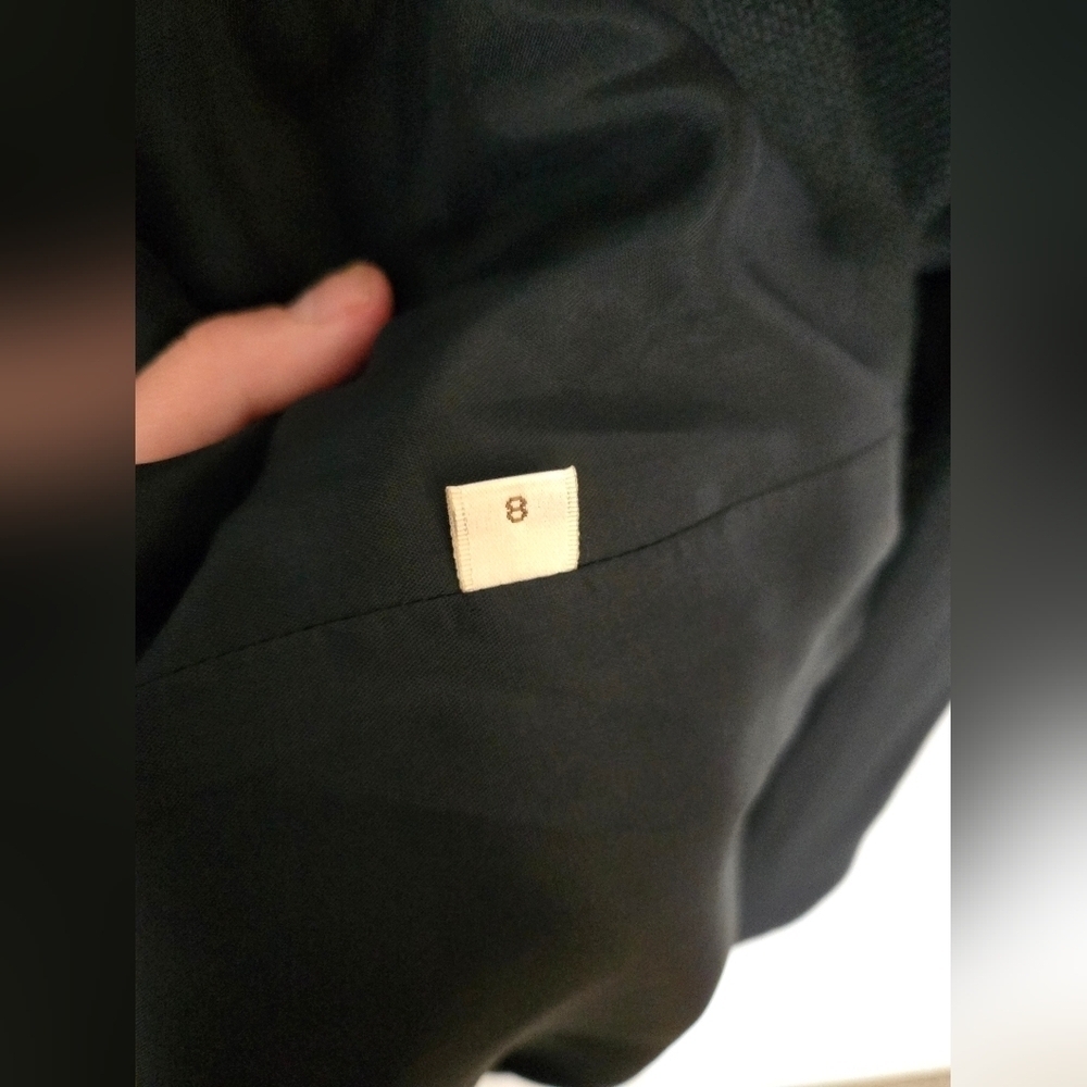 DONCASTER vintage black single pocket blazer Normcore Quiet Luxury size 8 - Picture 4 of 7